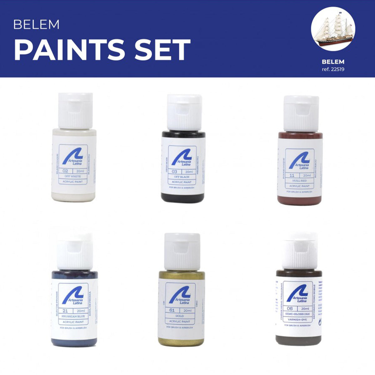 Artesania Paint Set for Model #22519