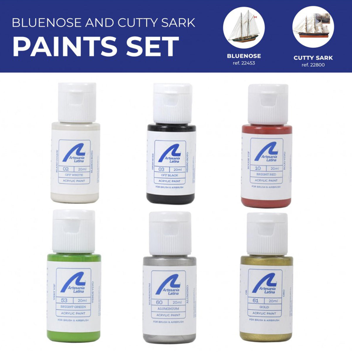 Artesania Paint Set for Model #22453 & 22800