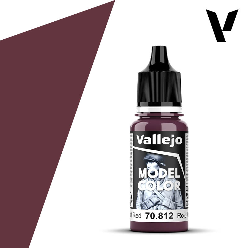 Vallejo Model Color: #046 - Violet Red - 18 ml Matt Acrylic Paint
