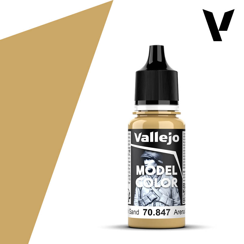 Vallejo Model Color: #136 - Dark Sand - 18 ml Matt Acrylic Paint