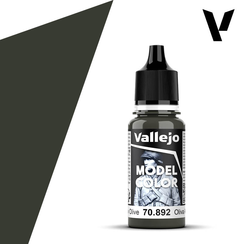 Vallejo Model Color: #101 - Yellow Olive - 18 ml Matt Acrylic Paint