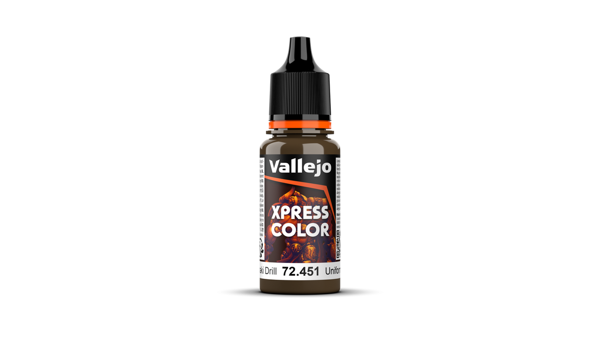 Vallejo 72451 Game Colour Xpress Colour Khaki Drill 18 ml Acrylic Paint - Hobbytech Toys