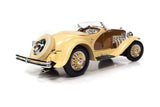 Autoworld 1/18 35 Duesenberg SSJYK Gold & Chocolate Brown Diecast Model - Hobbytech Toys