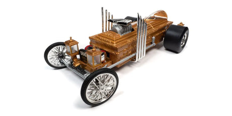 Autoworld 1/18 George Barris Dragula Gold Diecast Model - Hobbytech Toys