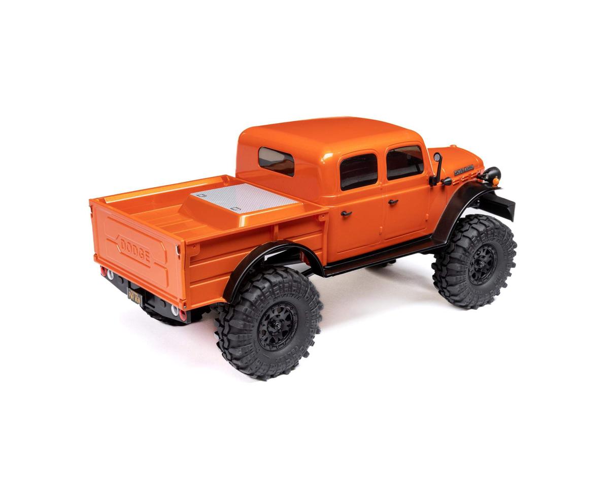 Axial AXI00007T1 SCX24 40's 4 Door Dodge Power Wagon Rock Crawler RTR Orange - Hobbytech Toys
