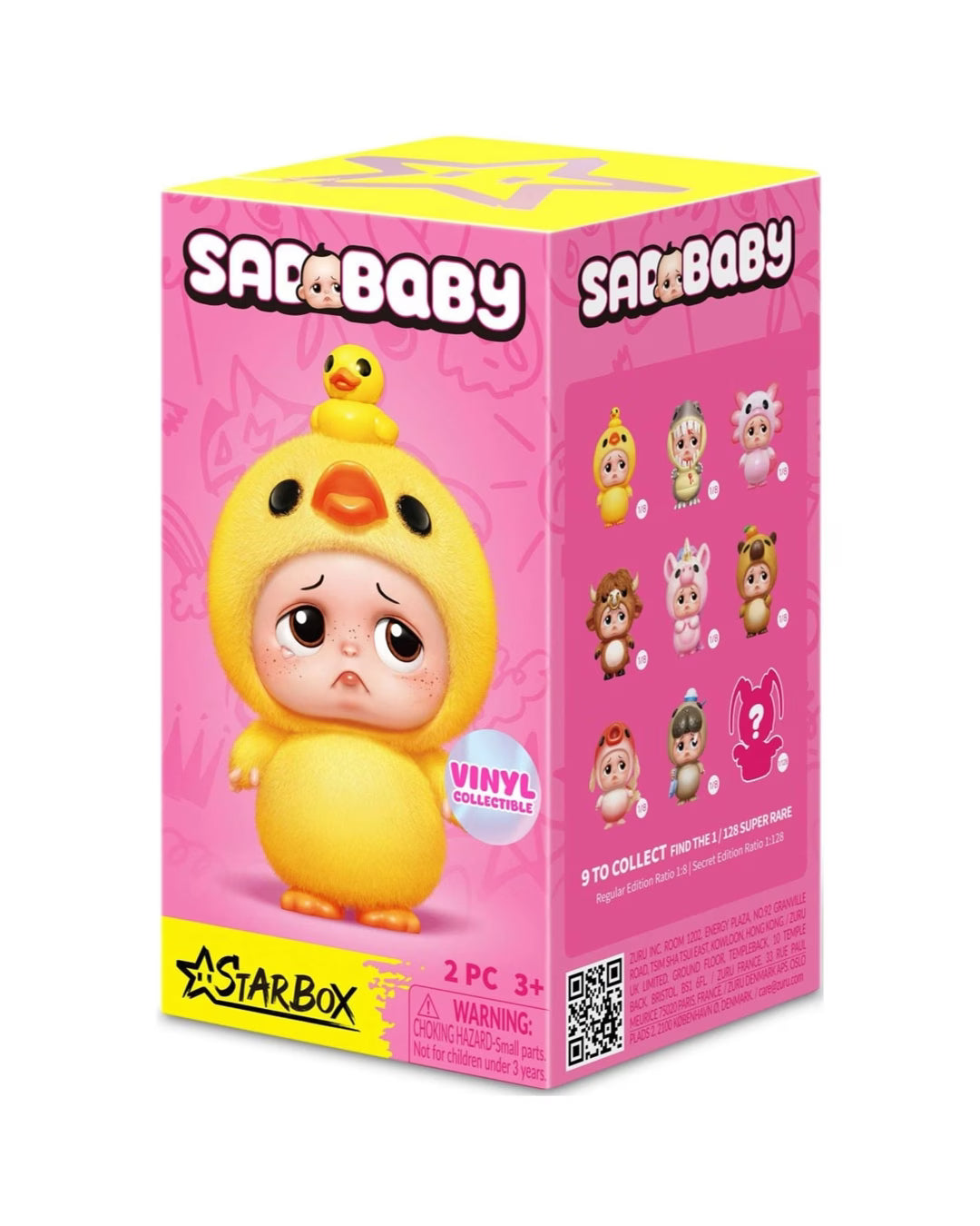 STAR BOX Sad Baby - Animals Vinyl Blind Box Series 1 - Assorted (1)