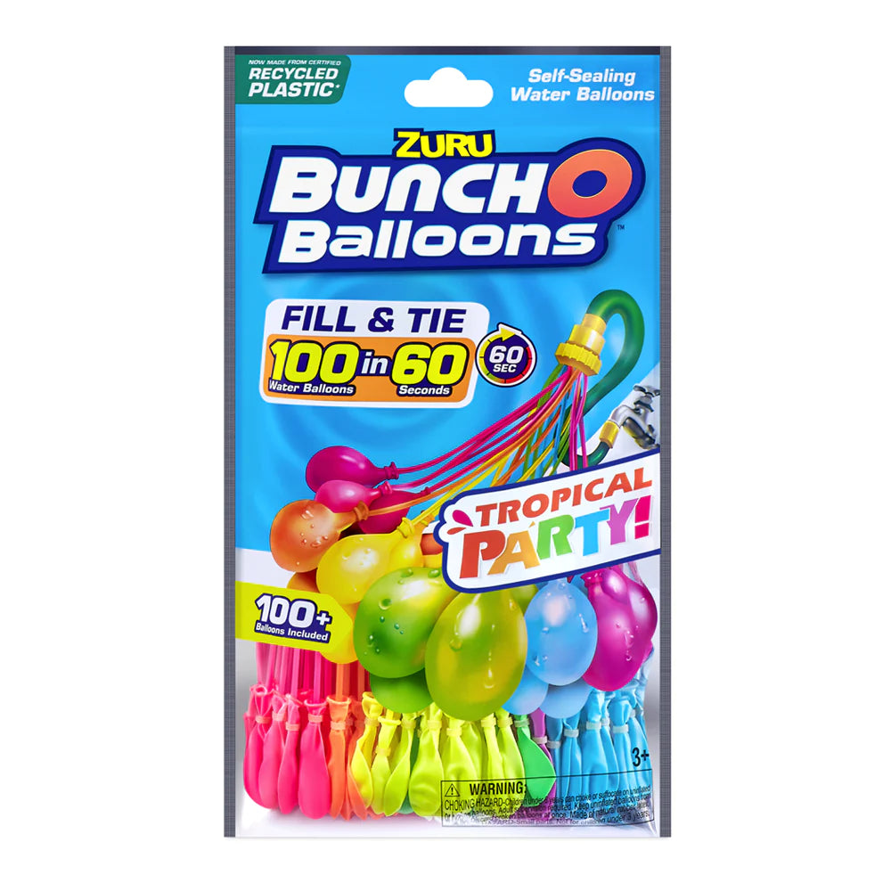 Zuru Bunch O Balloons Tropical Party 3PK - Hobbytech Toys