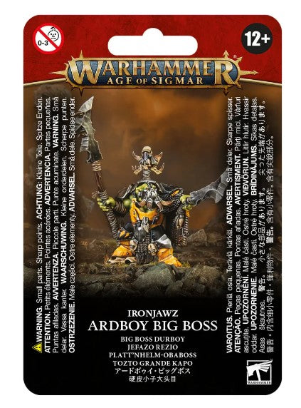 Warhammer Age of Sigmar: Orruk Warclns, Ardboy Big Boss - Hobbytech Toys