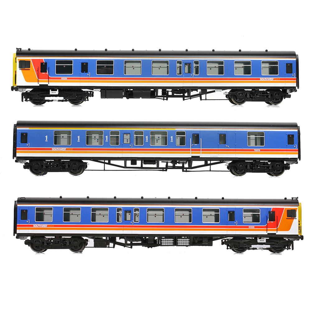 Bachmann Branchline 31-420SF OO Scale Class 411/9 3-CEP 3-Car EMU (Refurbished) 1199 South West Trains - DCC/Sound Fitted - Hobbytech Toys