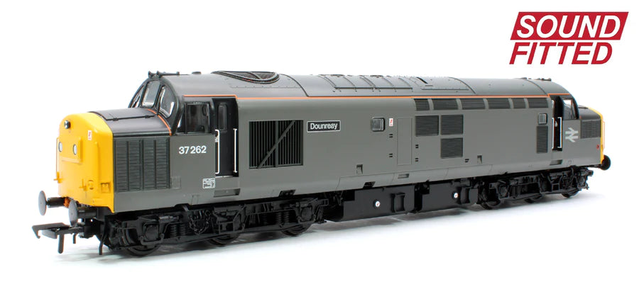 Bachmann Branchline 35-311SF OO Class 37/0 Centre Headcode 37262 BR Enigneers Grey - DCC/Sound - Hobbytech Toys