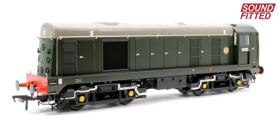 Bachmann Branchline OO Scale Class 20/0 Disc Headcode & Tablet Catcher D8102 BR Green (Roundel) (DCC & Sound)
