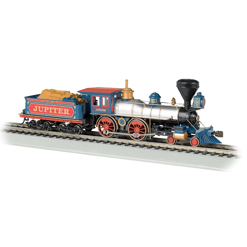 Bachmann 51003 HO Scale 4-4-0 American - Central Pacific #60  Jupiter With Wood Load - Hobbytech Toys