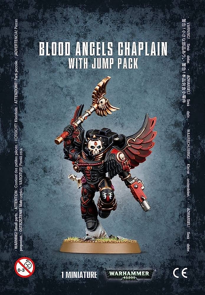 GW 41-17 Blood Angels Chaplain with Jump Pack 2020 - Hobbytech Toys