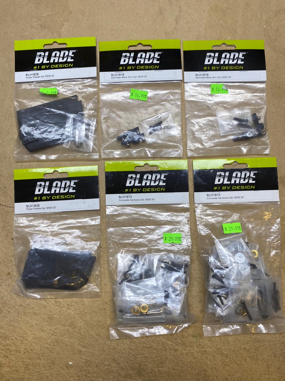 Blade 500 3D Helicopter Bundle Spares** - Hobbytech Toys