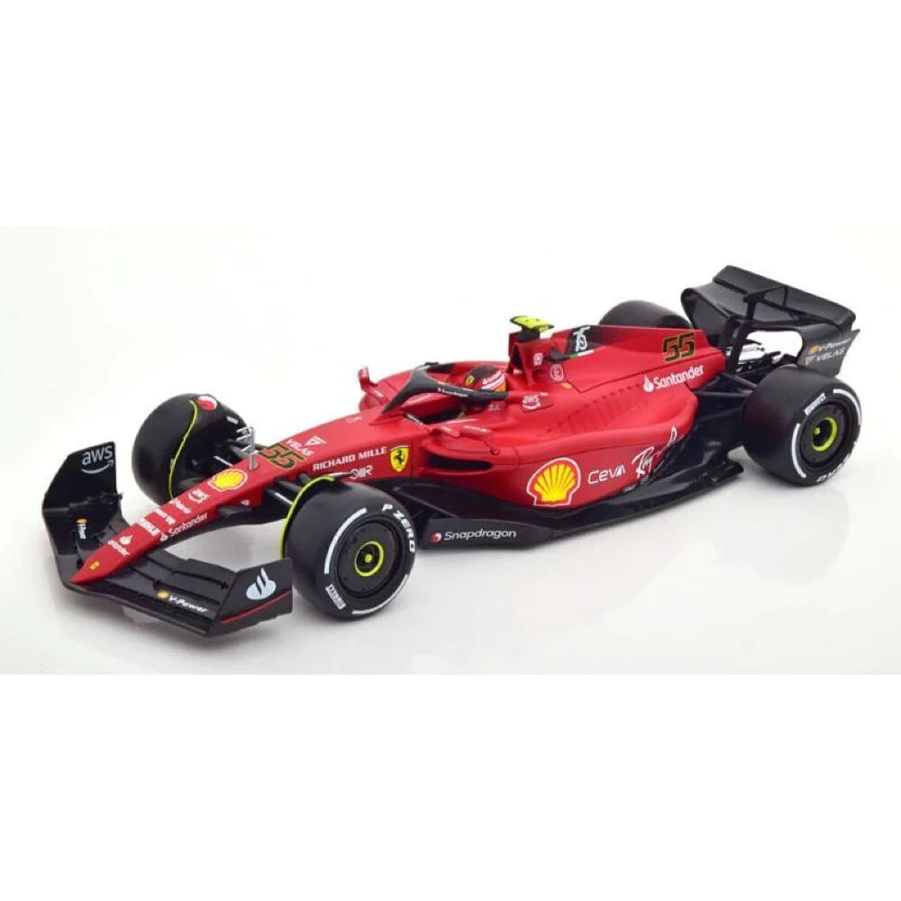 Bburago 16811S 1/18 Ferrari F1 2022 Season Car - Carlos Sainz - Hobbytech Toys