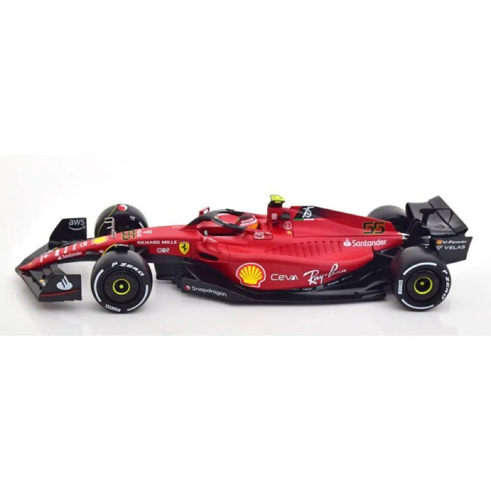 Bburago 16811S 1/18 Ferrari F1 2022 Season Car - Carlos Sainz - Hobbytech Toys