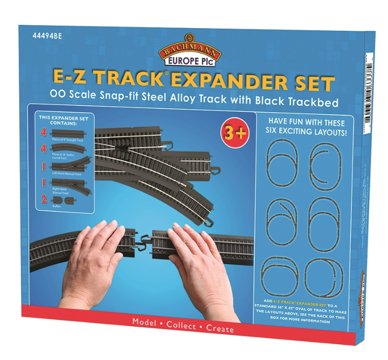 Bachmann 44494BE HO Scale E-Z Track Layout Expander Pack - Hobbytech Toys