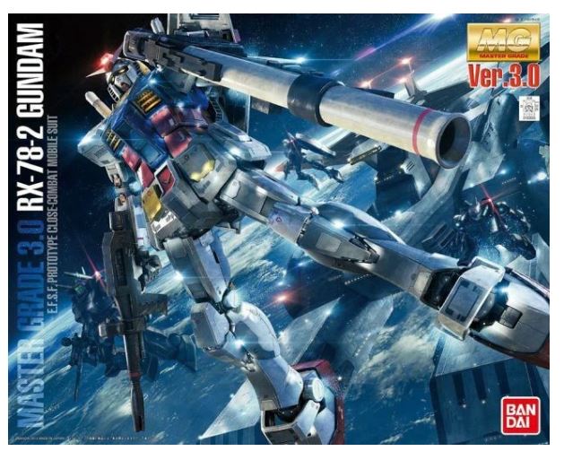 Bandai 5061610 MG 1/100 RX-78-2 Gundam Ver 3.0 - Hobbytech Toys