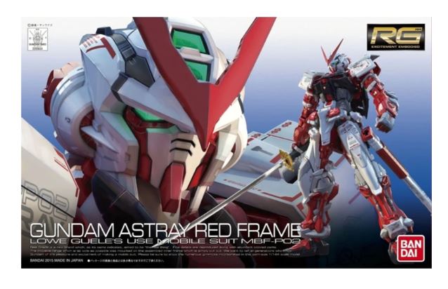 Bandai 5061618 1/144 RG MBF-PP02 Gundam Astray Red Frame - Hobbytech Toys