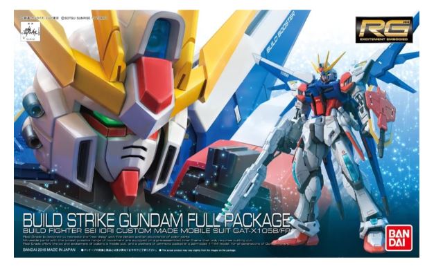 Bandai 5063084 1/144 RG Build Strike Gundam Full Package - Hobbytech Toys
