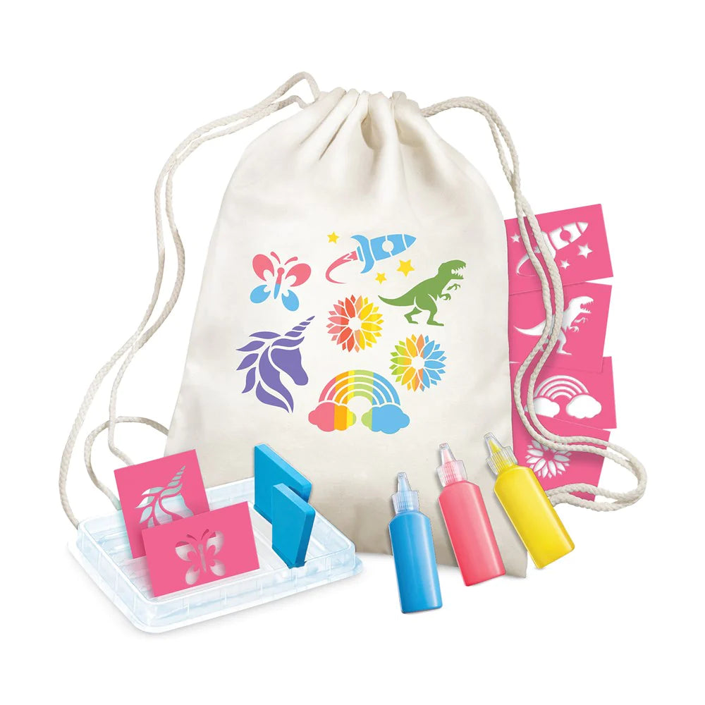 4M - KidzMaker - Stencil Backpack Printing - Hobbytech Toys