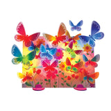 4M - KidzMaker - 3D Glow Butterfly Canvas - Hobbytech Toys