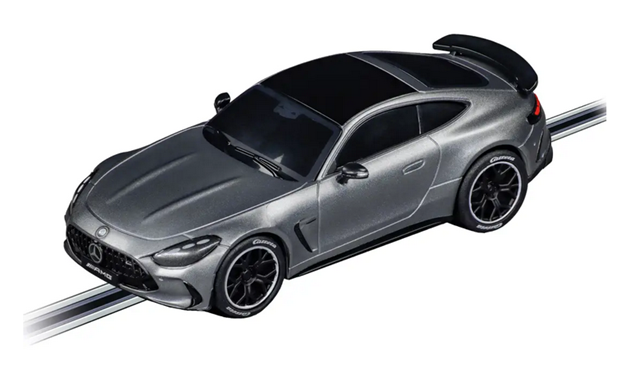 Carrera GO!!! AMG Mercedes GT - Selenite Gray Slot Car [64253]