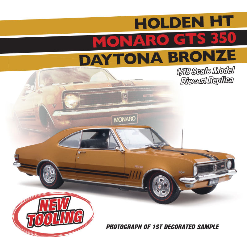 Classic Carlectables 18817 1/18 Holden HT Monaro GTS Daytona Bronze Diecast Model Car - Hobbytech Toys