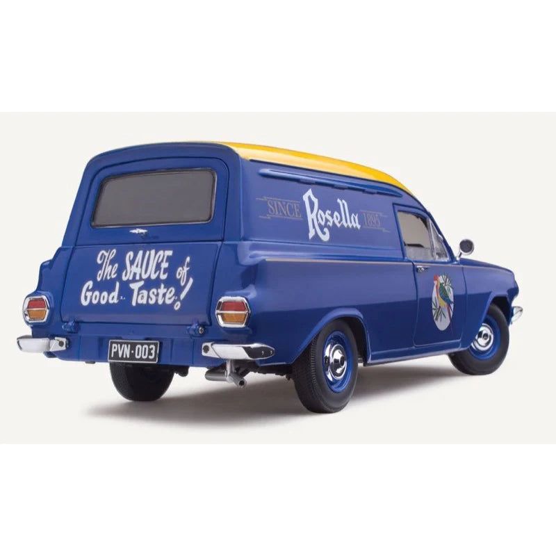 Classic Carlectables 18735 1/18 Holden EH Panel Van Tastes of Australia Collection No.3 Rosella - Hobbytech Toys