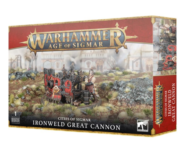 GW 86-11 Warhammer Age of Sigmar: Cities of Sigmar, Ironweld Great Cannon - Hobbytech Toys
