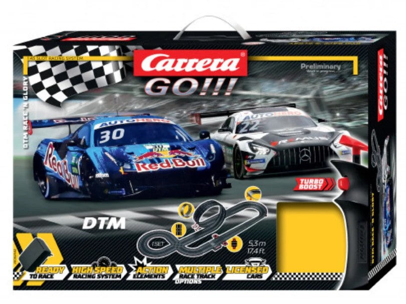 Carrera Go!!! Slot Car Set 1/43 DTM Race'N Glory