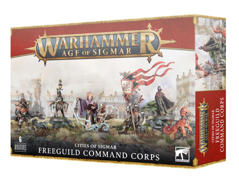 GW 86-12 Warhammer Age of Sigmar: Cities of Sigmar,Freeguild Command Corps - Hobbytech Toys