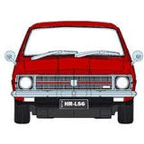 DDA 1/24 Red LC Torana LS6 Twin Turbo - Opening Doors/Bonnet/Boot - Hobbytech Toys