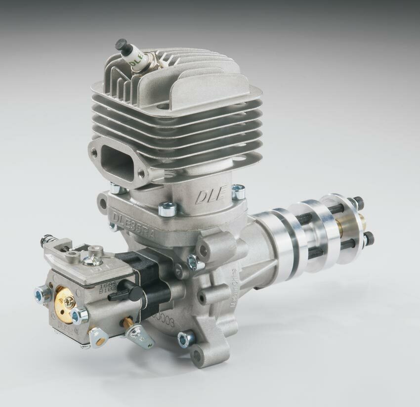 DLE 35RA 35cc Rear Exhaust 2 Stroke Engine - Hobbytech Toys