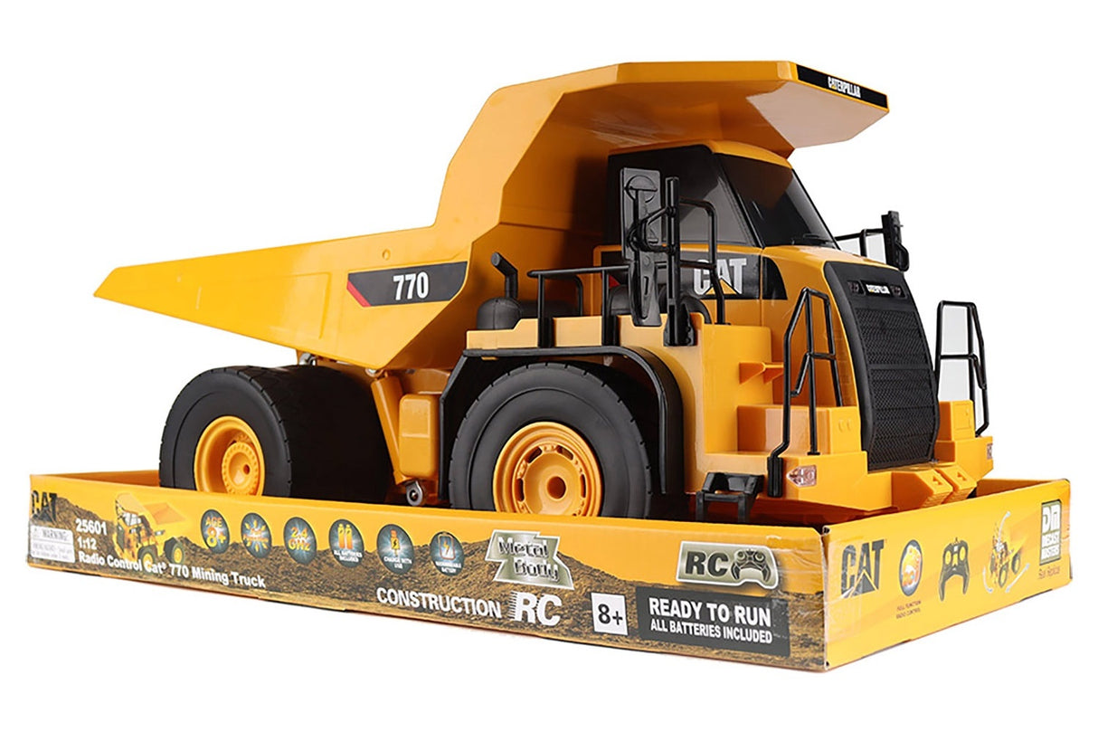 Diecast Masters 1/12 RC CAT 770 Mining Truck w/Metal Dump Body 2.4GhZ