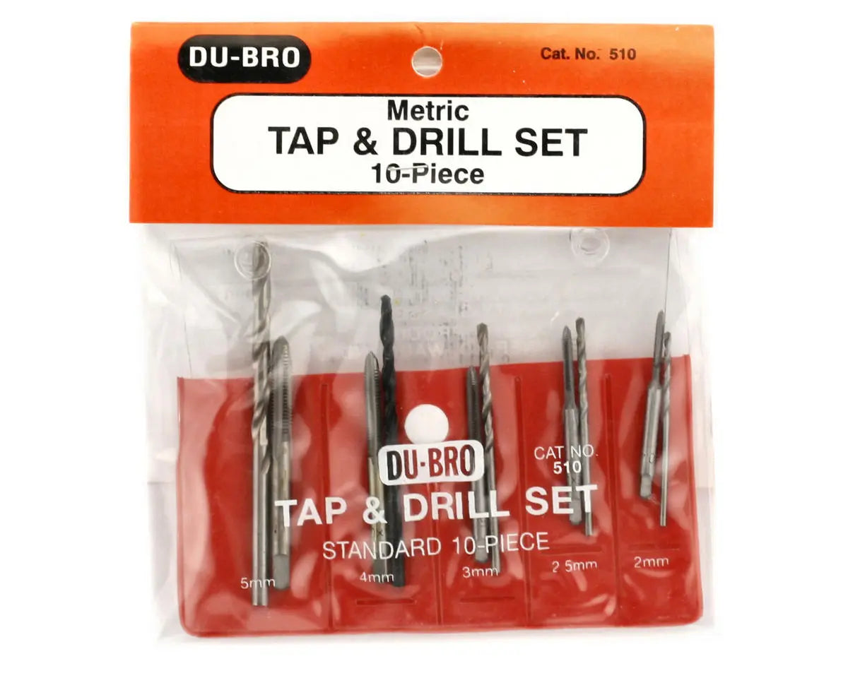 Du-Bro 510 Tap And Drill Set 10Pc Metric DU-BRO TOOLS