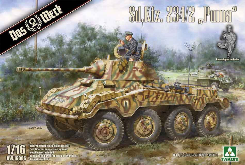 Das Werk 1/16 Sd.Kfz. 234/2 Puma Plastic Model Kit