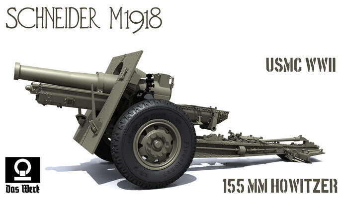 Das Werk 1/35 155mm howitzer M1918 [DW35023] - Hobbytech Toys