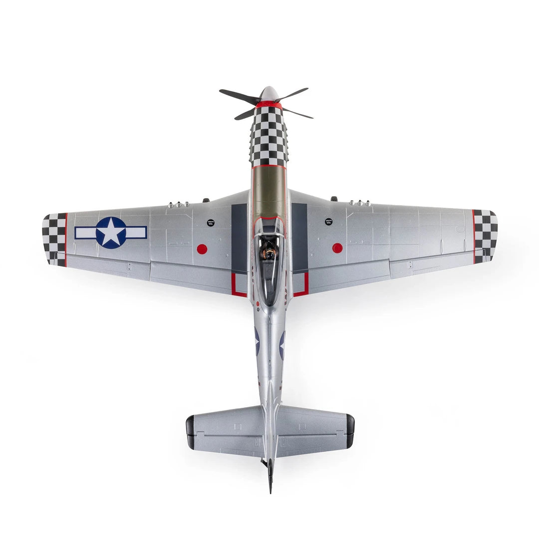 E-Flite P-51D Mustang Big Beautiful Doll 1.5m, BNF Basic [EFL-3359]