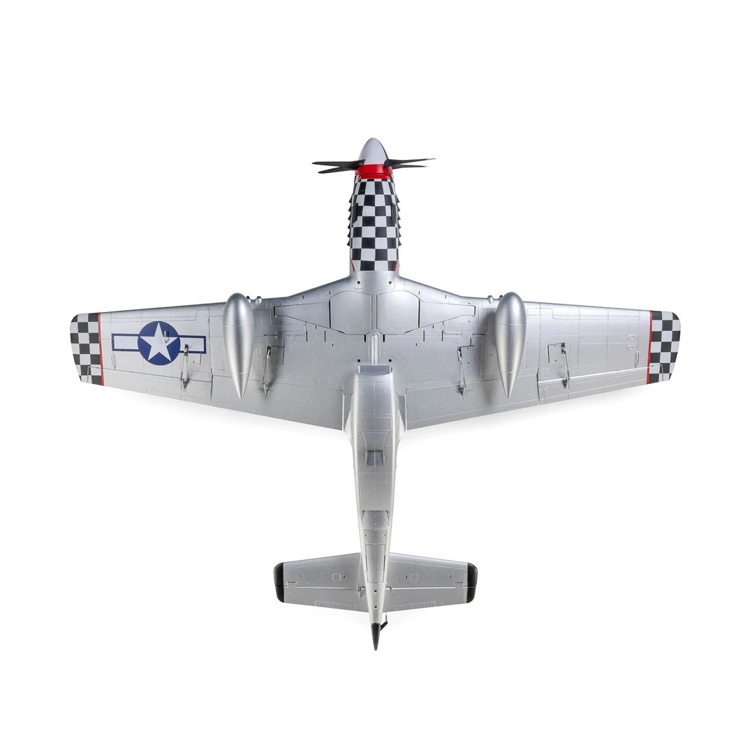E-Flite P-51D Mustang Big Beautiful Doll 1.5m, BNF Basic [EFL-3359]