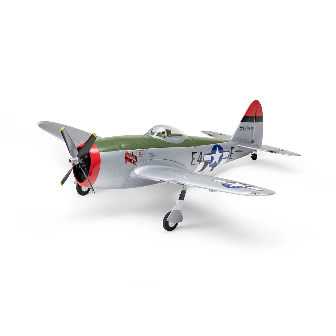 E-Flite Micro P-47 Thunderbolt 625mm BNF Basic with AS3X and SAFE Select [EFL07050]