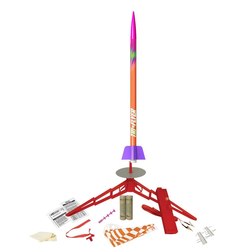 Estes 0647 Tri-Flyer STEM Rocket Starter Set Kit