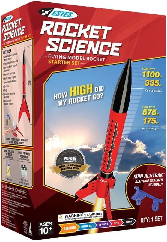 Estes Rocket Science Starter Set (Beginner) includes Engines [5302] - Hobbytech Toys