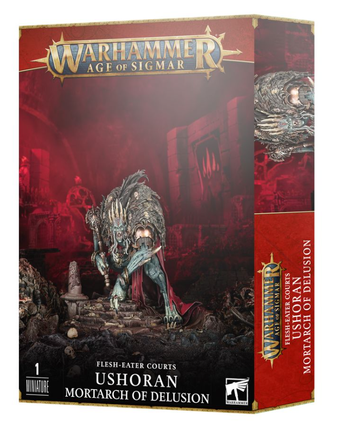 GW 91-71 Warhammer Age of Sigmar, Flesh-Eater Courts, Ushoran Mortarch of Delusion - Hobbytech Toys