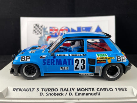 Fly 2072 1/32 Renault 5 Turbo No.23 Monte Carlo Rally 1982 Snobeck/Emmanuelli Slot Car - Hobbytech Toys