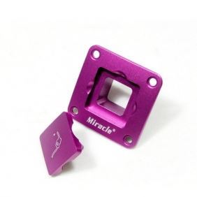 Miracle Square CNC Aluminum Fuel Plug/Fuel Dot With Fuel Filling Nozzle - Purple (1) - Hobbytech Toys