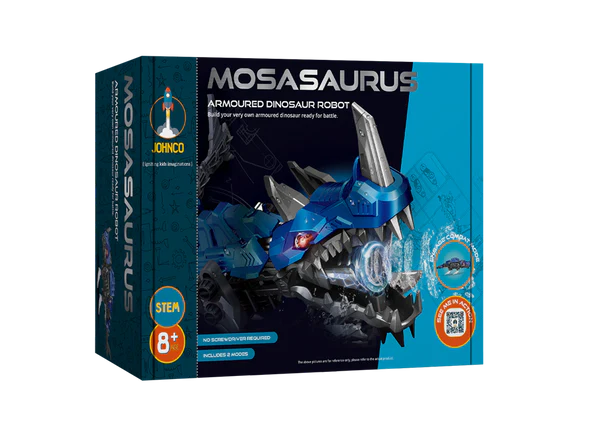 Johnco Mosasaurus Armoured Robot Kit - Hobbytech Toys