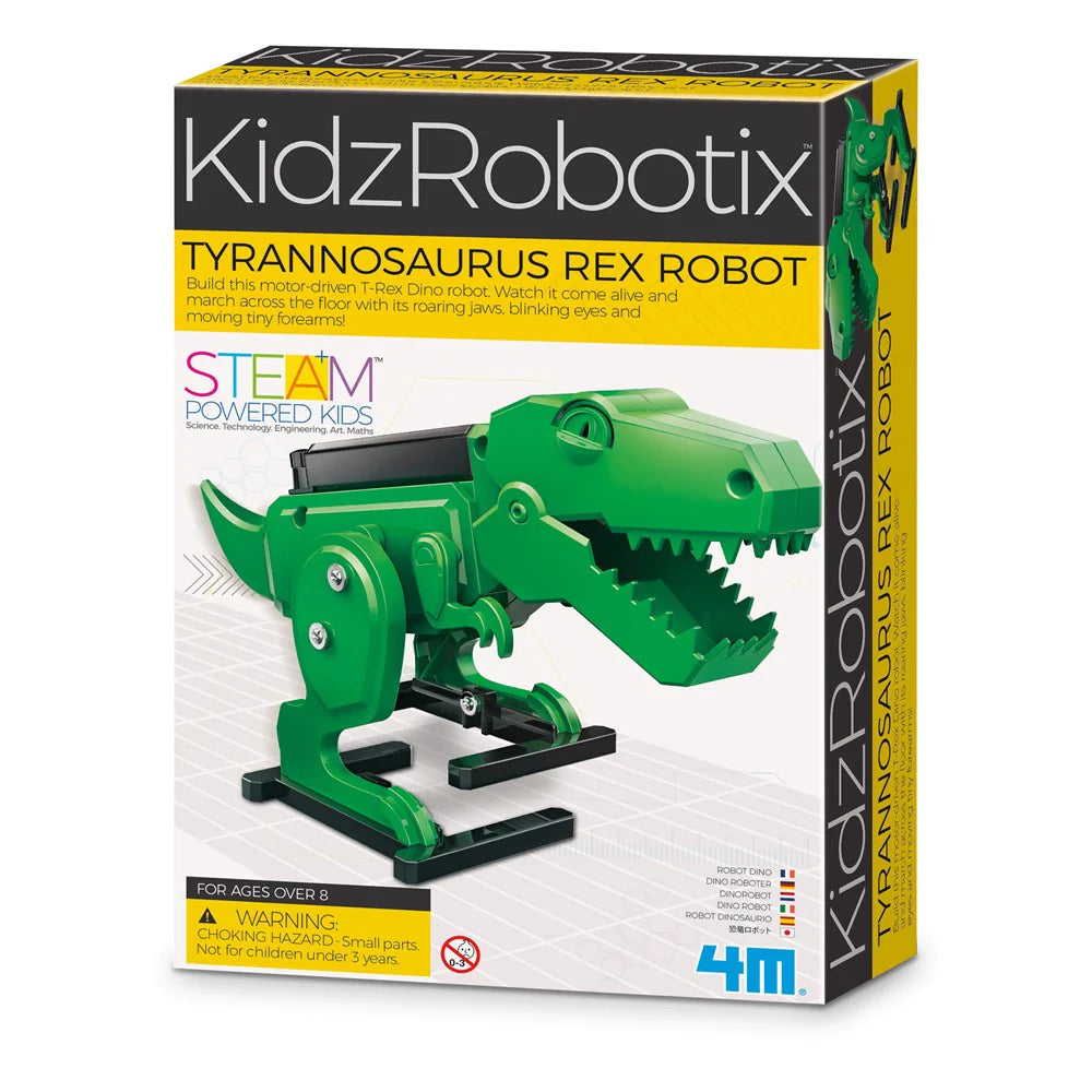4M Kidsrobotix Tyrannosaurus Rex Robot Kit - Hobbytech Toys