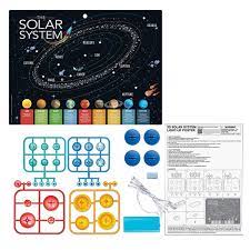 4M KidzLabs 3D Solar System Light-Up Poster Board - Hobbytech Toys