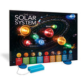 4M KidzLabs 3D Solar System Light-Up Poster Board - Hobbytech Toys